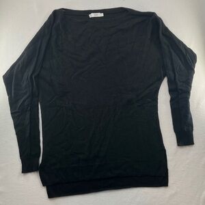 Vince Classic Black Crew Neck Sweater